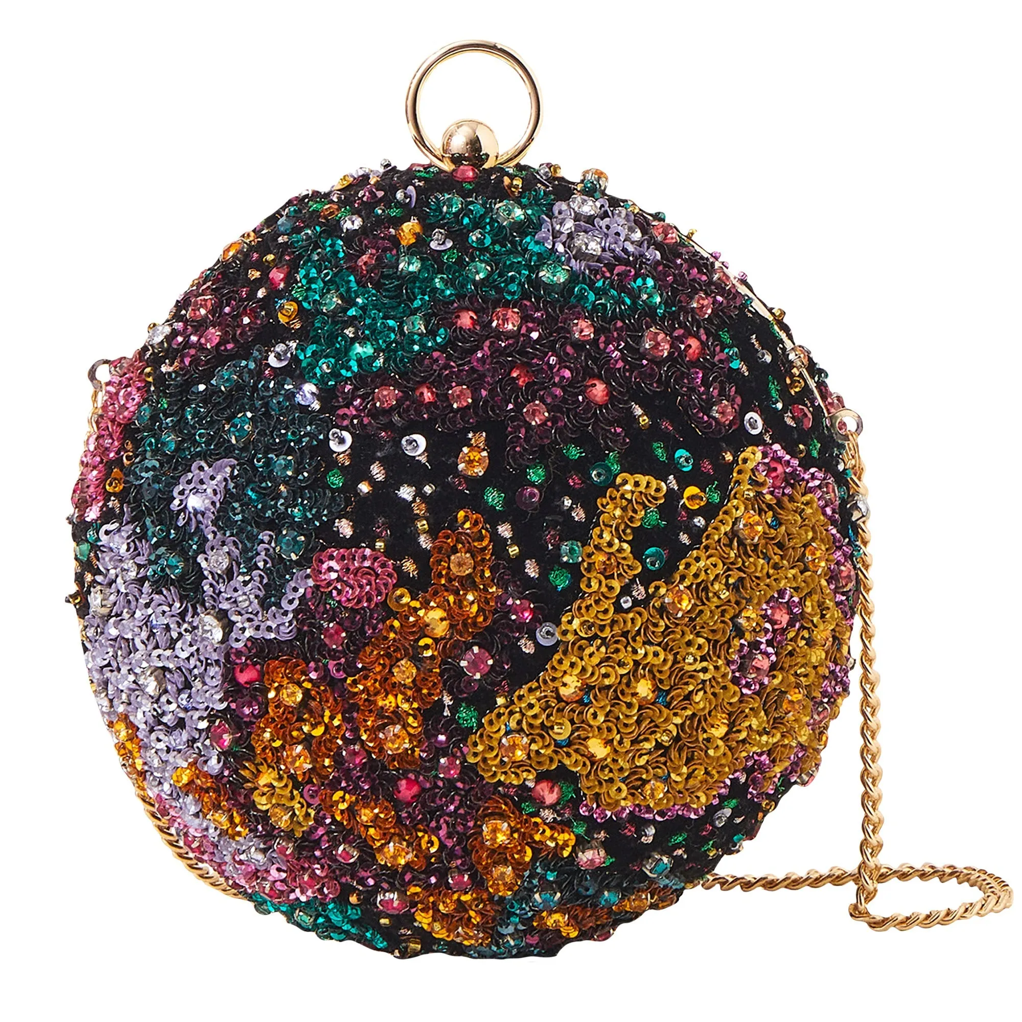 Accessorize London Women's Multi Galaxy Ball Planet Bag