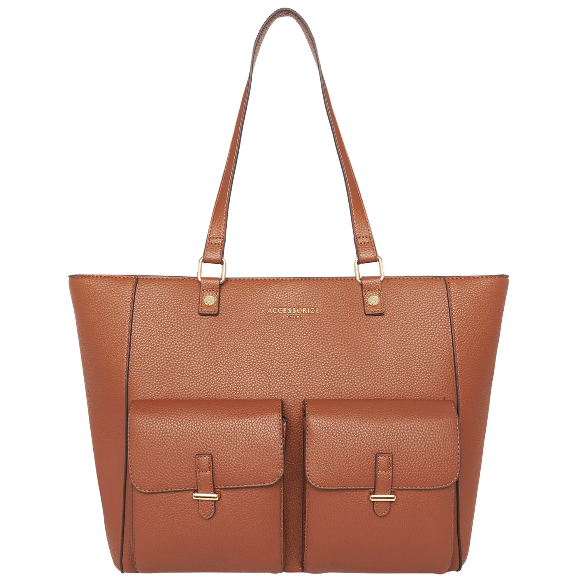 Accessorize London Women's Tan Dana Tote Bag