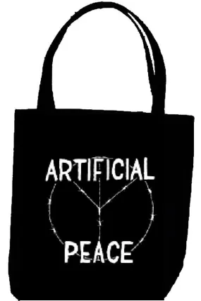 ARTIFICIAL PEACE tote
