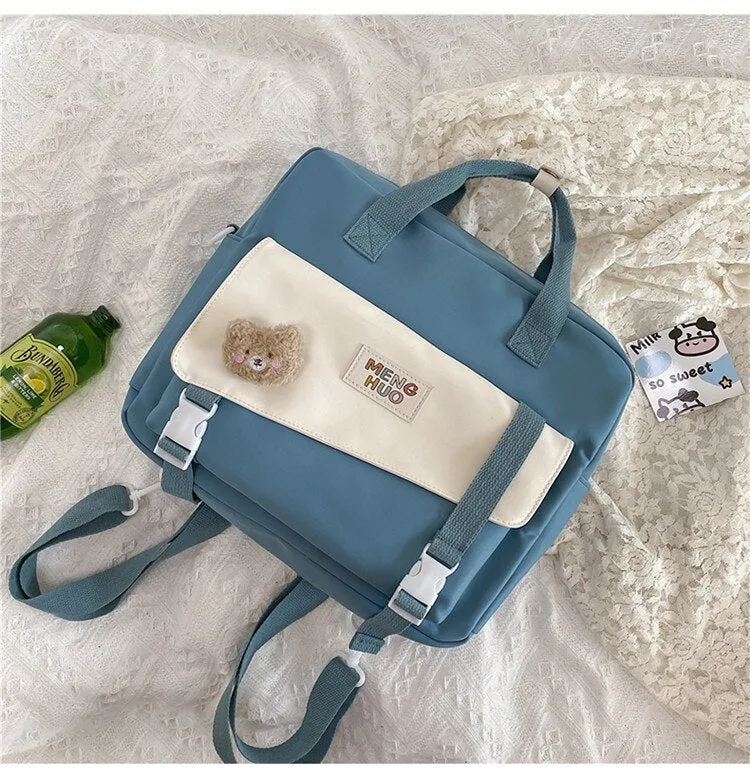 BACK TO COLLEGE   Fashion Women Mochila Kawaii Waterproof Nylon Girls Bookbag Mini Rucksack Leisure Schoolbag Small Bag Travel Backpack