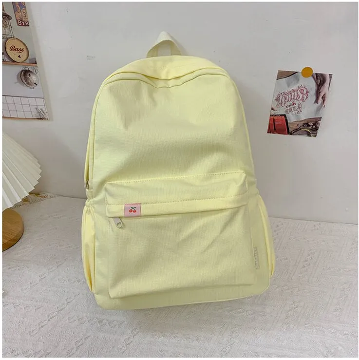 Back to school  Kawaii Teens Bookbag Bag for Girl Fashion Schoolbag Cute Canvas Backpack Women Travel Shoulder Mochila Laptop Rucksack