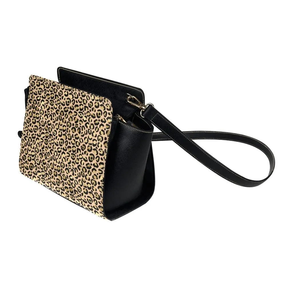 Bolso Animal Print Leopardo Beige | Leopard Satchel Bag