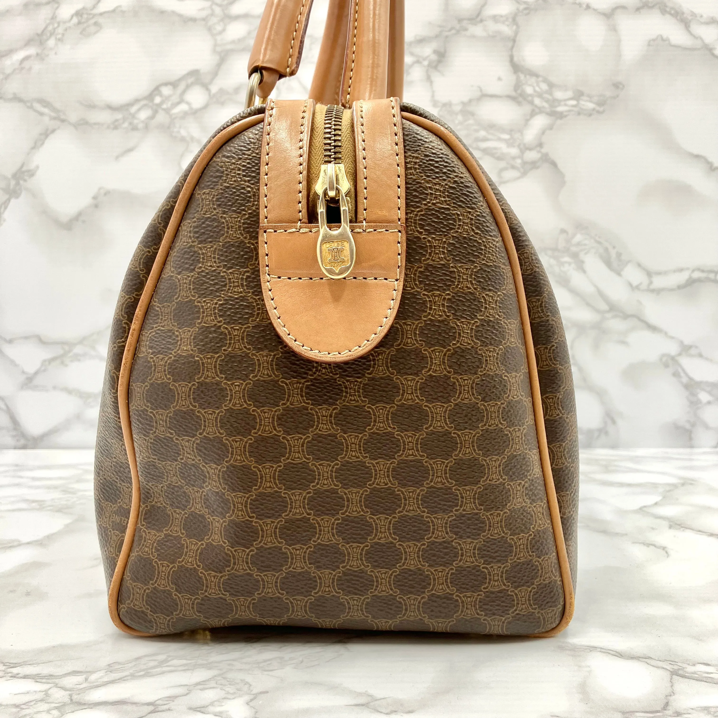 CELINE Macadam Boston Bag