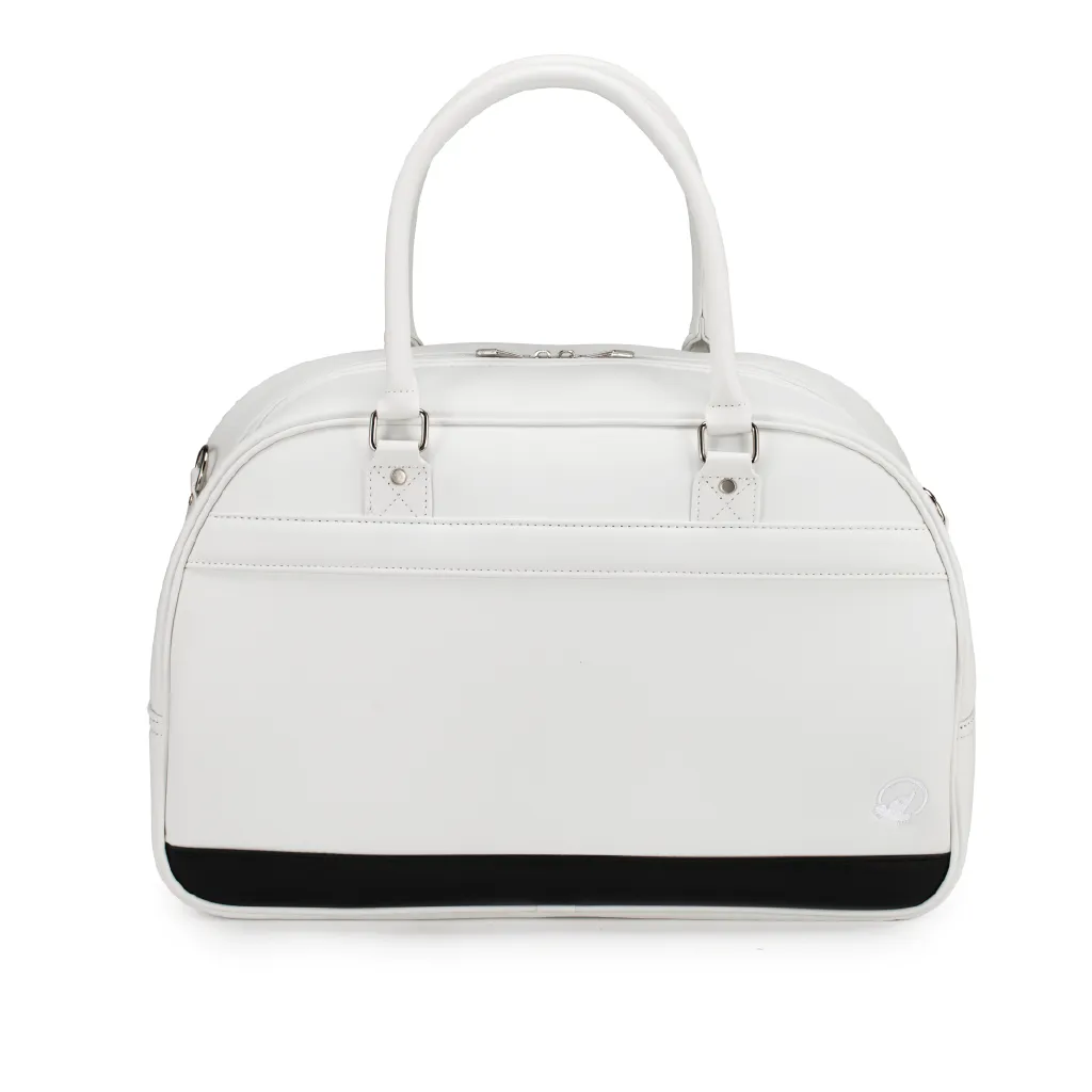 Classic Hold-All Boston Bag - White