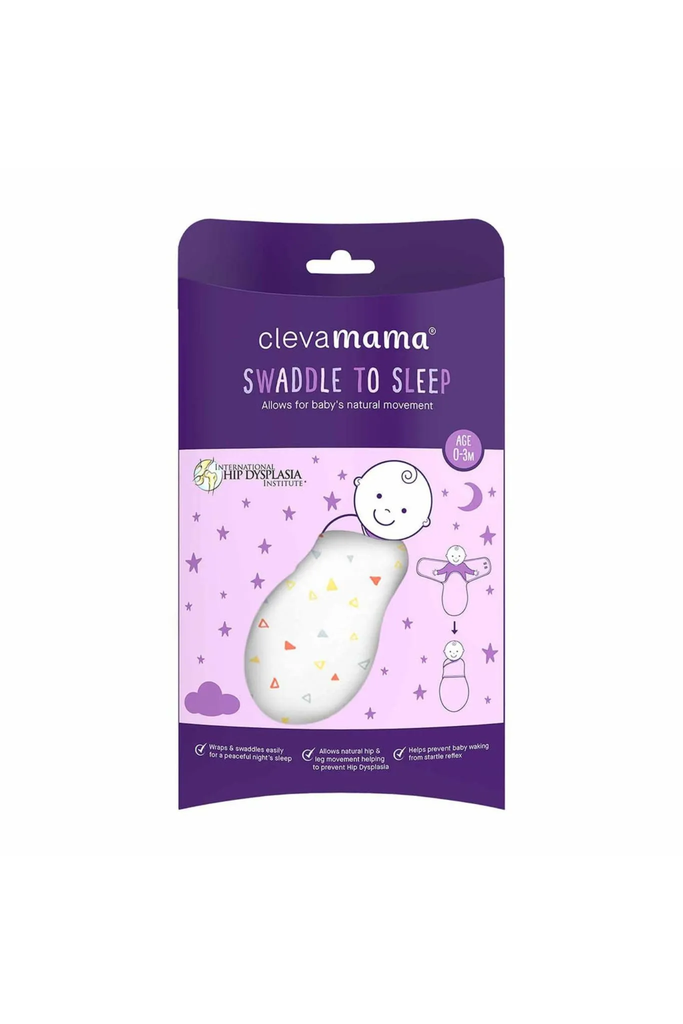 Clevamama Swaddle Wrap 0-3 Month