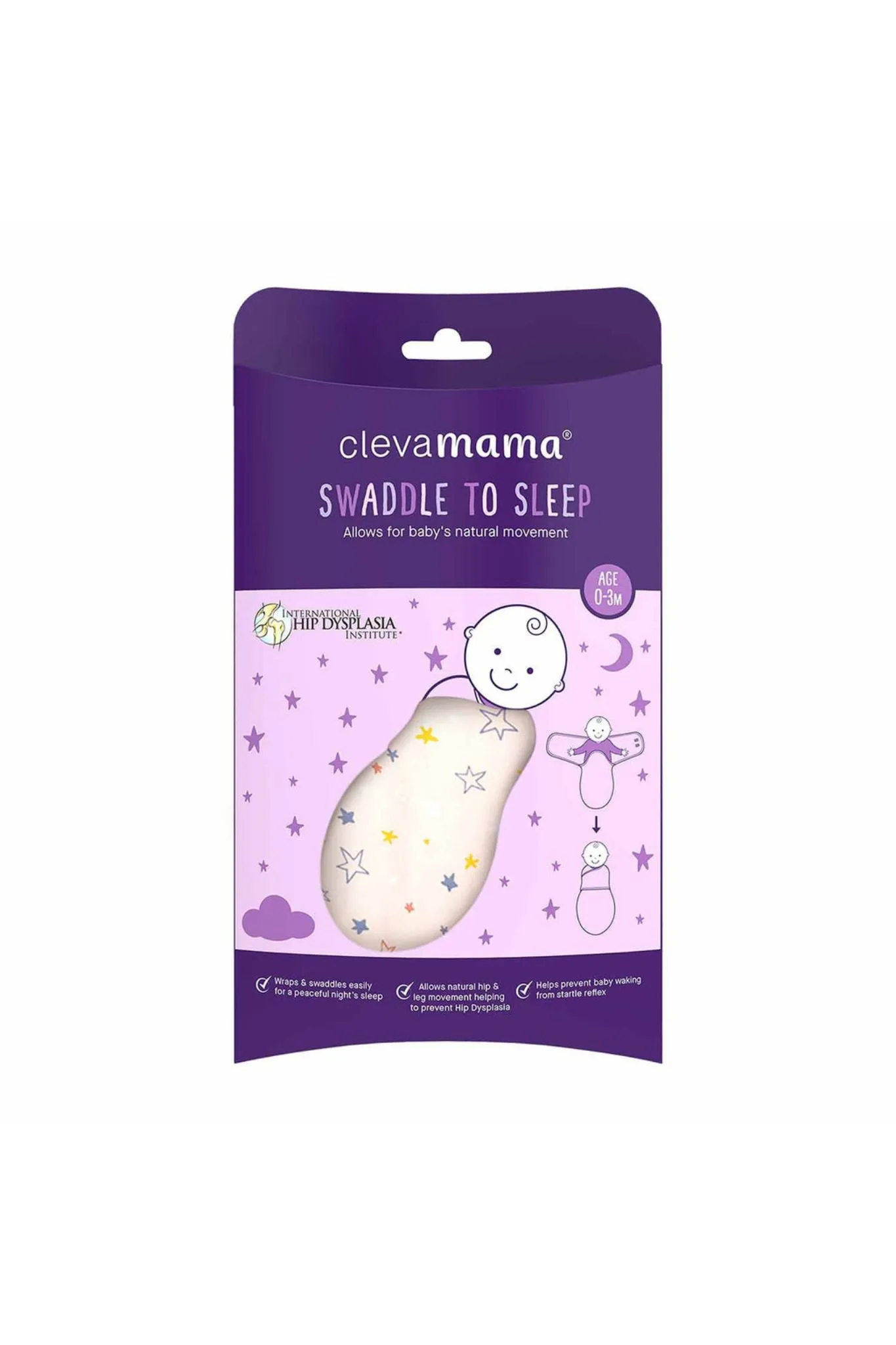 Clevamama Swaddle Wrap 0-3 Month