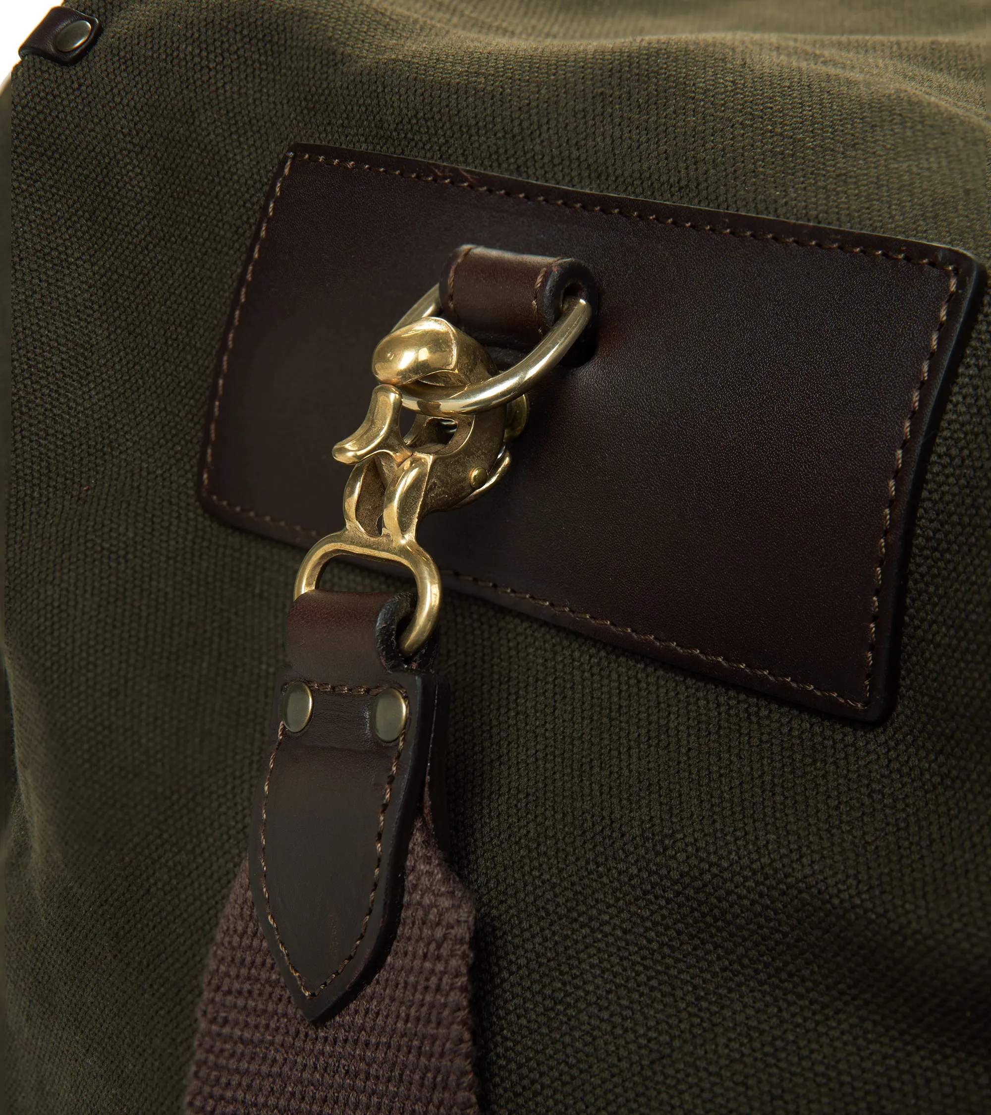 Felisi Canvas P3 Boston Bag: Olive