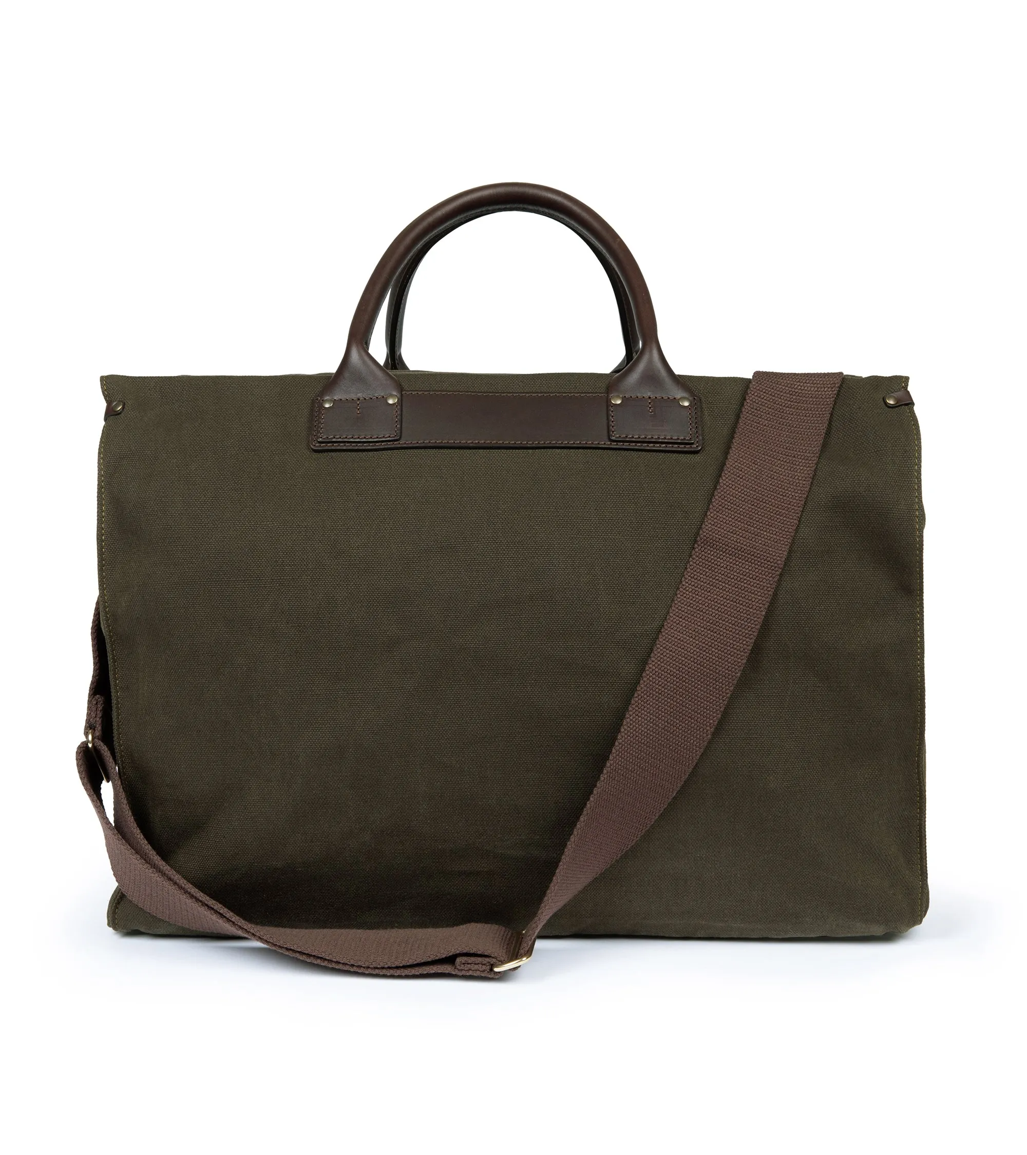 Felisi Canvas P3 Boston Bag: Olive
