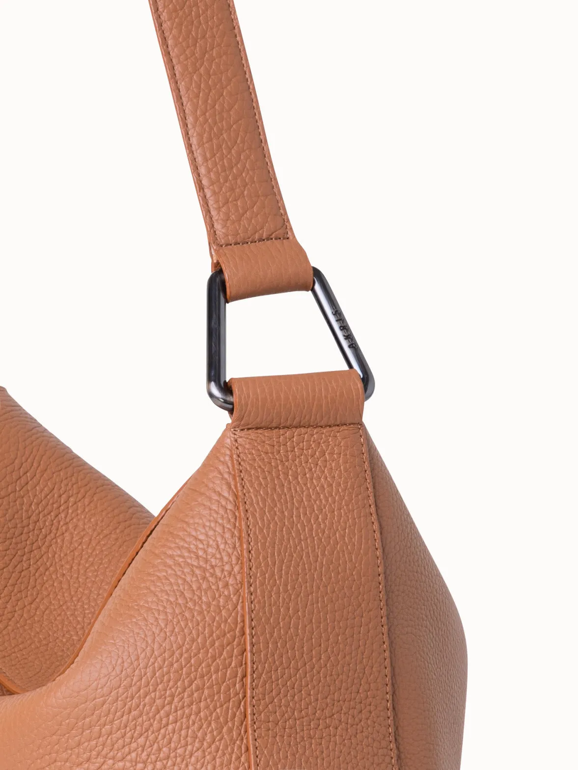 Medium Anna Hobo-Tasche aus Leder