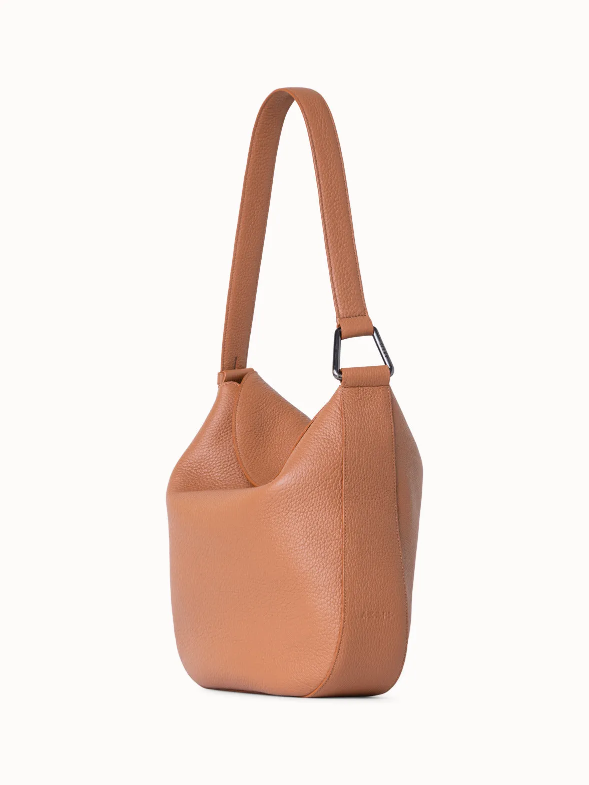 Medium Anna Hobo-Tasche aus Leder
