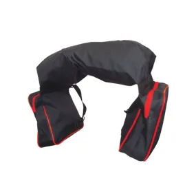  NYLON SADDLE BAG 3 POCKETS BLACK
