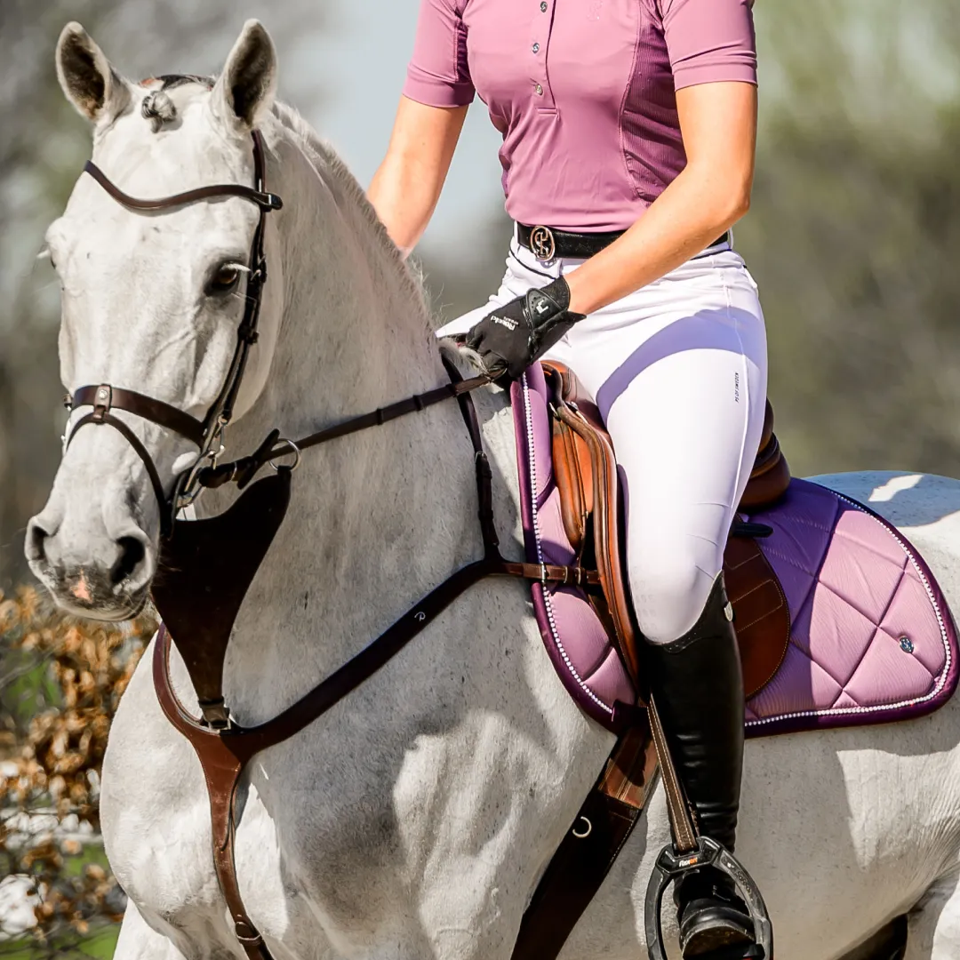 PS of Sweden Purple Grape Wave Jump Saddle Pad
