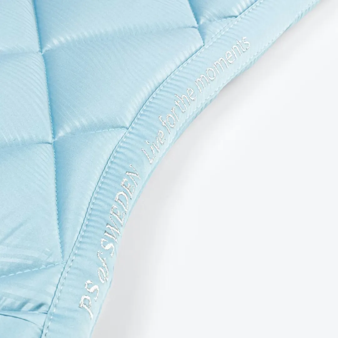 PS of Sweden Stone Blue Wave Jump Saddle Pad