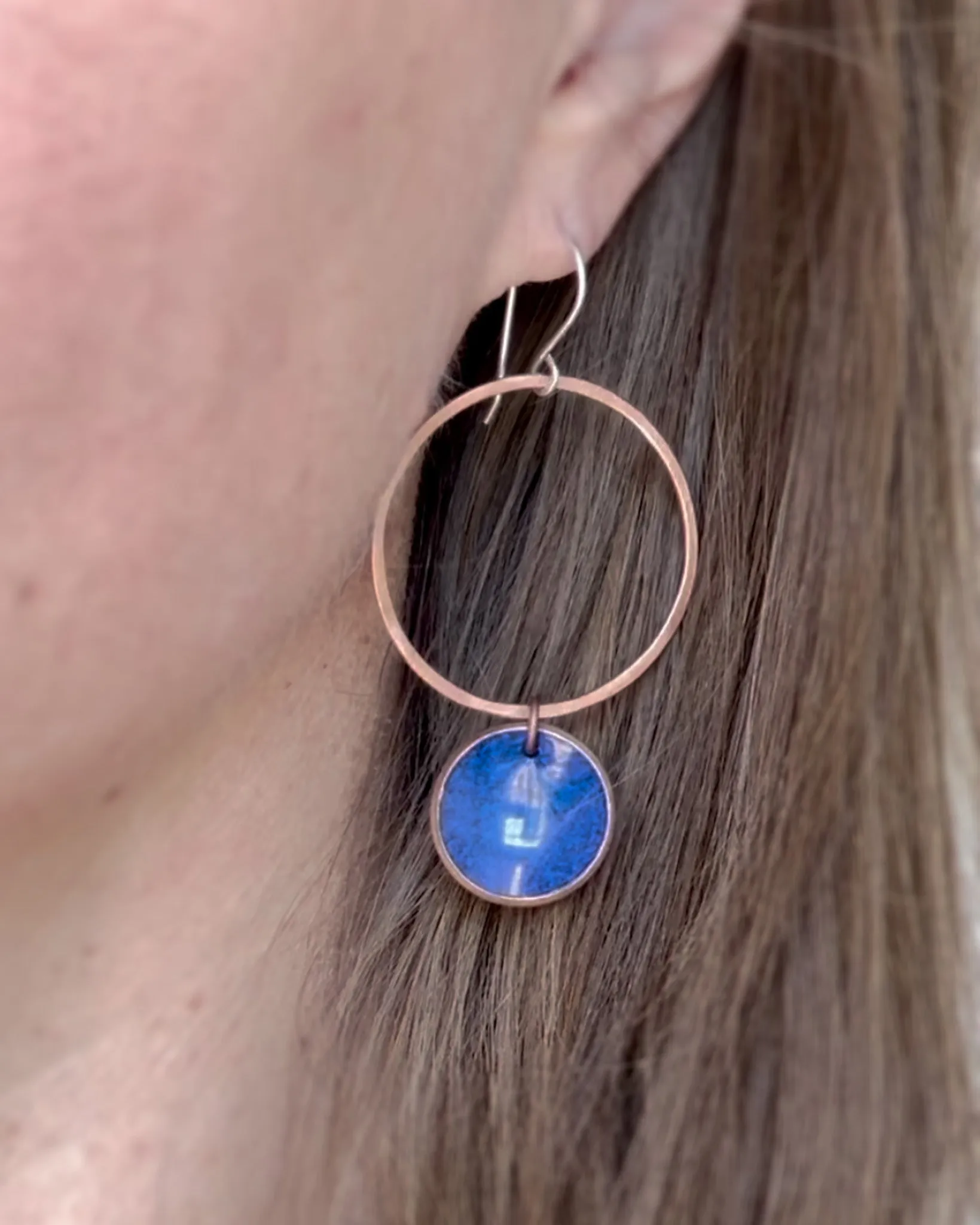 Revolve Large Sterling Penny earrings