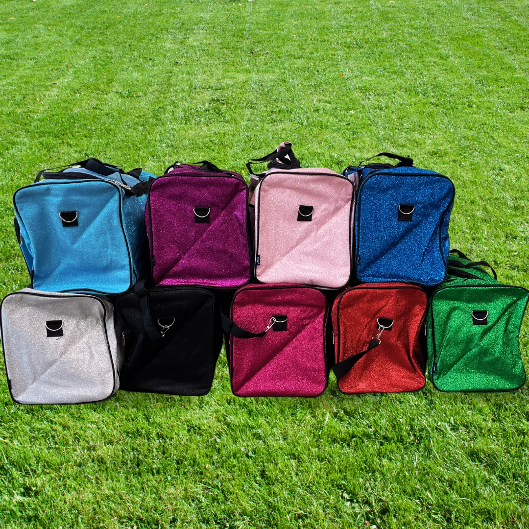 Silver Glitter NGIL Canvas 23 Duffle Bag