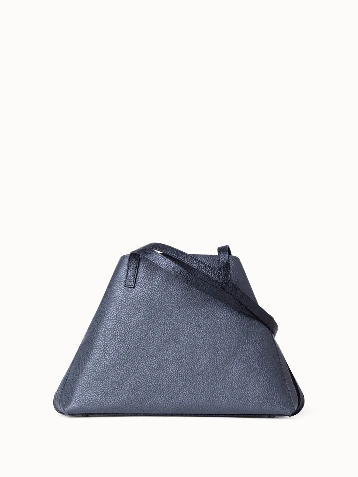 Small Ai Schultertasche aus Leder mit Zick-Zack-Trapez Patchwork