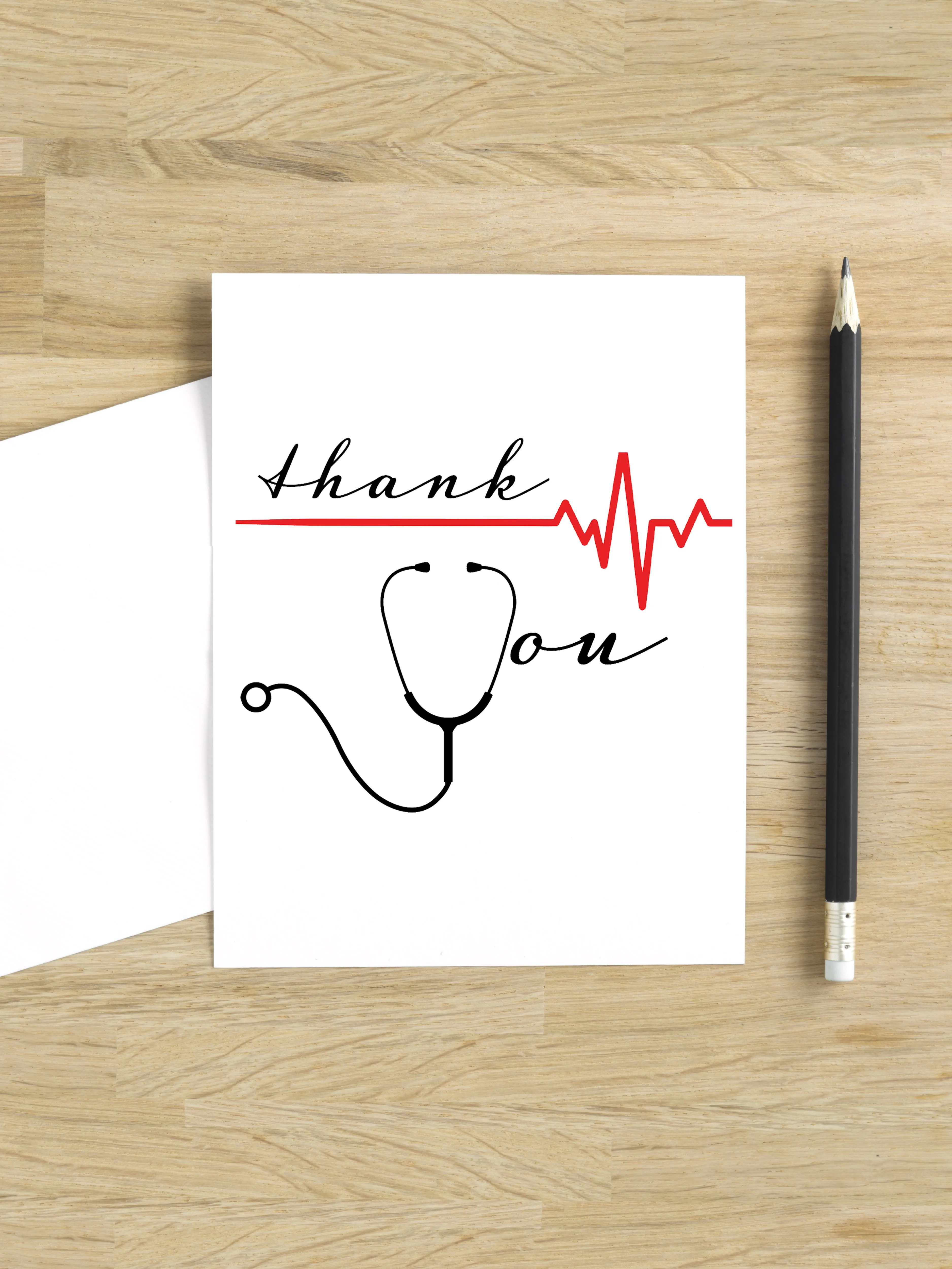 Thank You Doctor/Nurse Card/Healthcare Worker Card